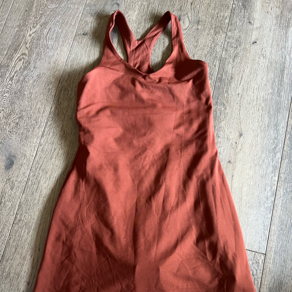Girlfriend Collective Terracotta Sleeveless Top